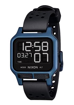 NIXON  Homme Digital Quartz Montre avec Bracelet en Caoutchouc A1320-300-00