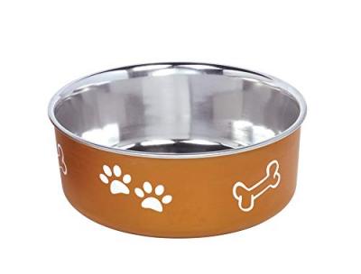 Gamelles pour chien inox antid&eacute;rapante Nobby Pet Fusion