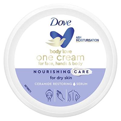 DOVE Cr&egrave;me Nourrissante visage corps et mains peau s&egrave;che 250 ml