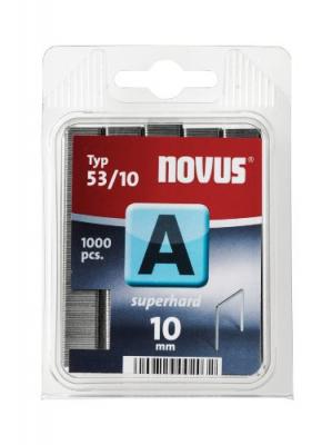 NOVUS Agrafes &agrave; fil fin type 53/10 1000 Pces 