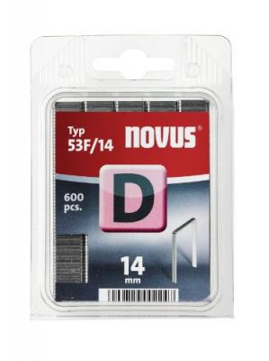  Agrafes &agrave; fil plat type D53F/14 600 pces Novus