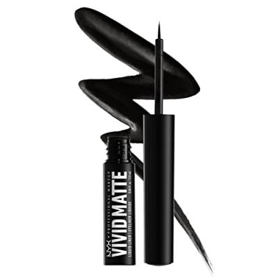 NYX PROFESSIONAL MAKEUP  - Eyeliner pinceau Noir liquide mat Noir 2 ml