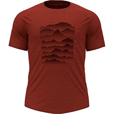ODLO  Ascent Performance Wool SS - T-shirt homme Ketchup Melange S