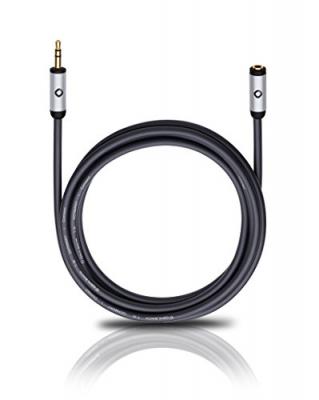OEHLBACH  60034 i-Connect C&acirc;ble 3,5mm jack m&acirc;le-3,5mm jack femelle 3m Noir