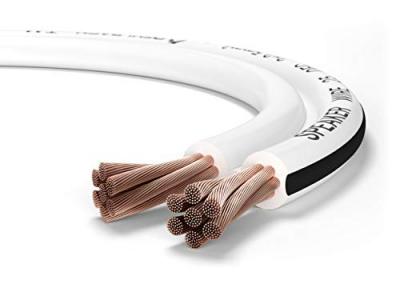 OEHLBACH  192 Wire SP 25 C&acirc;ble pour haut-parleur 2 x 2,5 mm &sup2;, mini Bobine 10 M Blanc/transparent