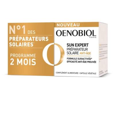 OENOBIOL  Sun expert Pr&eacute;parateur solaire anti&acirc;ge 2 * 30 capsules