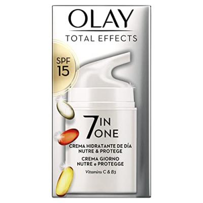 OLAY  Cr&egrave;me de jour hydratante anti-&acirc;ge 7 en 1 Total Effects SPF 15