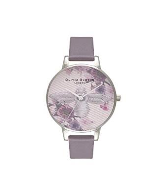 OLIVIA BURTON Montre Femme  Embroidered Dial Rose Gold & London Grey OB16EM05