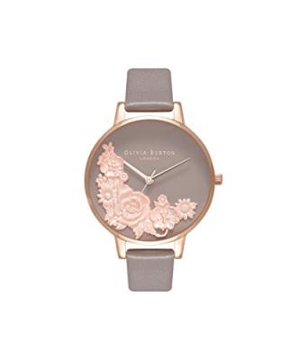 OLIVIA BURTON Montre Femme  3D Daisy Rose Gold & London Grey OB16FS99