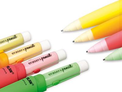 AUCUNE Ol&oacute;wek Milan mechaniczny eraser & pencil capsule Fluo 20 sztuk