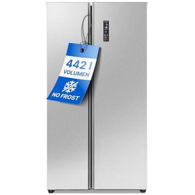 BOMANN R&eacute;frig&eacute;rateur am&eacute;ricain avec cong&eacute;lateur 442L Inox  SBS7344-Inox
