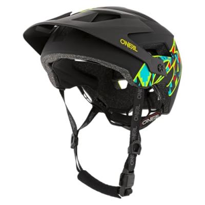 O NEAL Casque v&eacute;lo O'Neal Defender Muerte noir/multicolore- L/XL