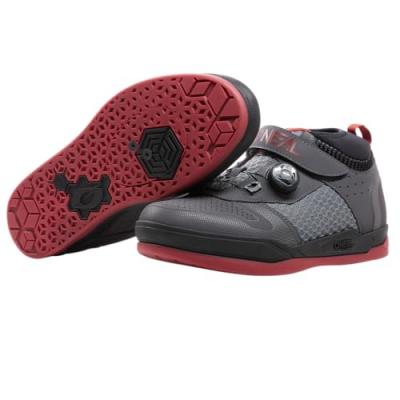O NEAL O'Neal Session SPD MTB Shoe 2023 - Grey-Red} - EU 40}, Grey-Red}