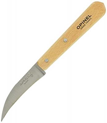 OPINEL Couteau &agrave; l&eacute;gumes N&deg;114 lame inox 7 cm naturel 