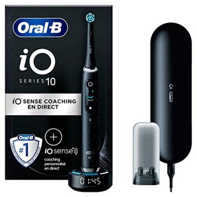 ORAL B Oral-B iO 10 Brosse &Agrave; Dents &Eacute;lectrique Noire connect&eacute;e Bluetooth