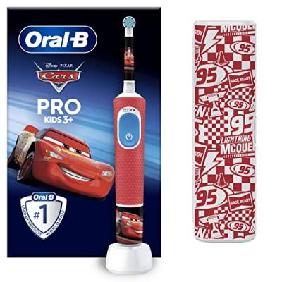 ORAL B Brosse &agrave; dents &eacute;lectrique VITALITY PRO CARS - Rouge