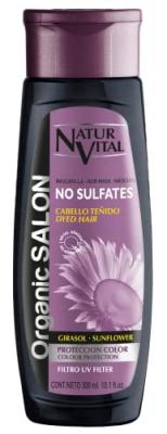 NATURVITAL Natur Vital Masque cheveux teint sans sulfate Salon Bio 300ml