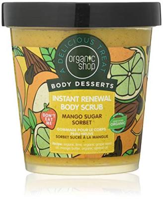 ORGANIC SHOP  Body Desserts Gommage R&eacute;novateur Mangue Jaune 450 ml