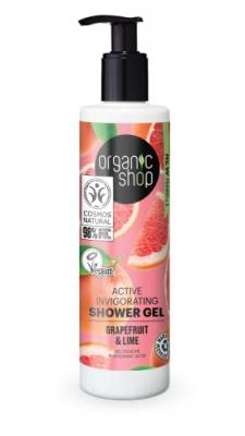 ORGANIC SHOP  Gel Douche Actif Pamplemousse et Citron Vert 280 ml 280