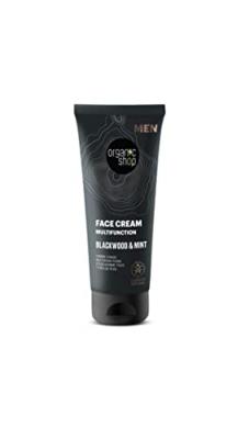 ORGANIC SHOP  Men Multifunctional Face Cream Blackwood And Mint 75ml
