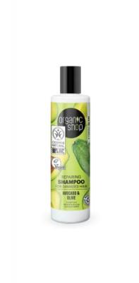 ORGANIC SHOP  Shampooing R&eacute;parateur Olive et Fleur d'Oranger 280 ml