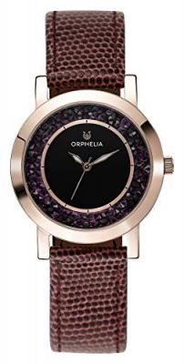 ORPHELIA  Montre Hermosa Marron pour Femmes-11703
