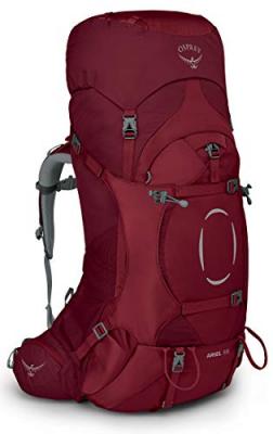 OSPREY  Ariel 55 Sac de Grande Randonn&eacute;e Femme Claret Red - XS/S