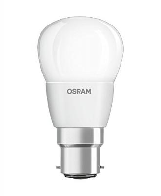 OSRAM Ampoule LED Sph&eacute;rique verre d&eacute;poli variable 6W=40 B22 chaud