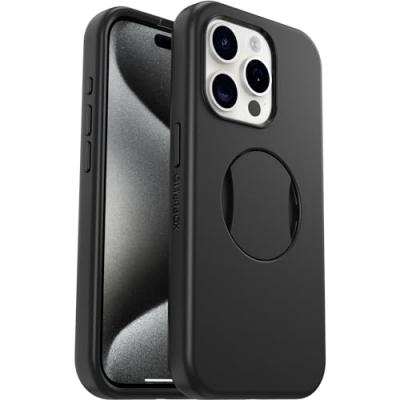 OTTERBOX  Coque Otter + Pop Symmetry iPhone 15 Pro - Noir