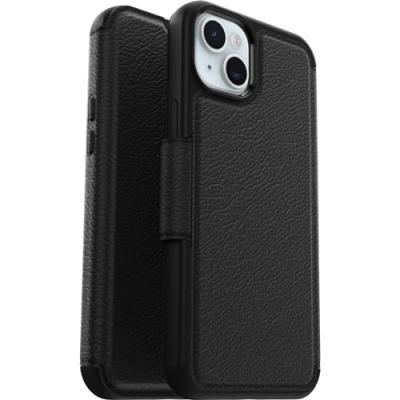 OTTERBOX  Coque Strada Series Folio MagSafe Noir - iPhone 15 Plus