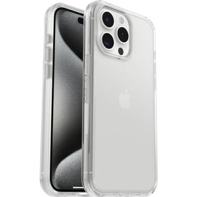 OTTERBOX Coque iPhone 15 Pro Max Symmetry Clear Series Clear
