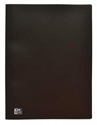  Elba Prot&egrave;ge-Documents, Format A4, Av. 40 Pochettes, Noir,
