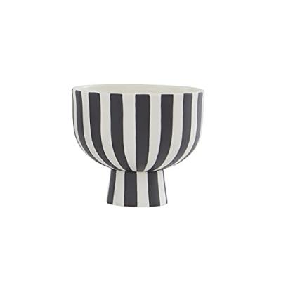 OYOY  - Toppu Coupe &Oslash; 15 x H 13 cm, blanc / noir