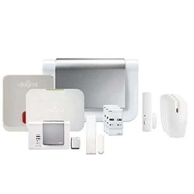 DIAGRAL Pack alarme maison connect&eacute;e DIAG16CSF - Compatible Animaux - Kit 10