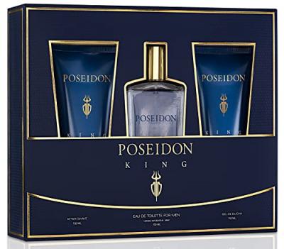POSEIDON  Coffret Eau de Toilette pour homme The King 3 pi&egrave;ces