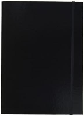 PAGNA  chemise &agrave; &eacute;lastiques 'Basic Colours', format A4, noir