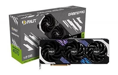 PALIT MICROSYSTEMS PALIT - Nvidia - Carte Graphique - GeForce RTX 4070 GamingPro - 12Go
