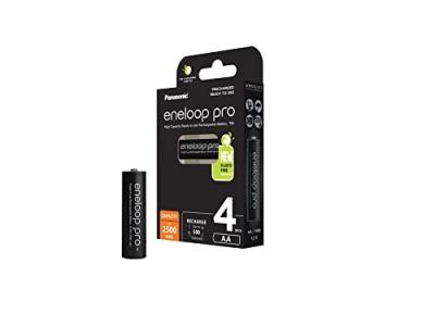 PANASONIC  Eneloop Pro 4 Piles Rechargeables AA HR6 2450mAh