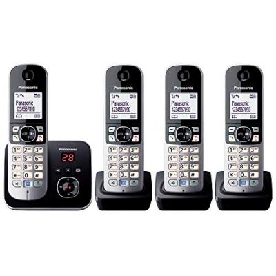 PANASONIC  KX-TG6824GB NOIR QUATTRO AVEC R&Eacute;PONDE&hellip;