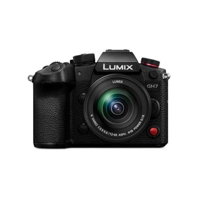 PANASONIC Appareil photo hybride Lumix GH7 Noir + 12-60mm f/3.5-22 