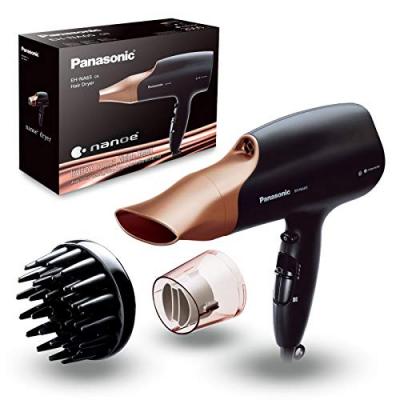 PANASONIC S&egrave;che cheveux  EH-NA65CN825 nano&eacute; Noir 