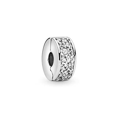 PANDORA Abalorio Clip  791817CZ Mujer Plata Circonitas