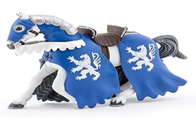 PAPO Figurine Cheval du chevalier lion &agrave; la lance 