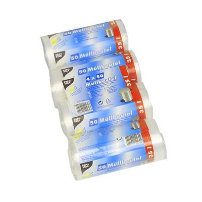 PAPSTAR  12460 Rouleau de 200 Sacs poubelles PEHD Transparent35 l 69 x 55 cm