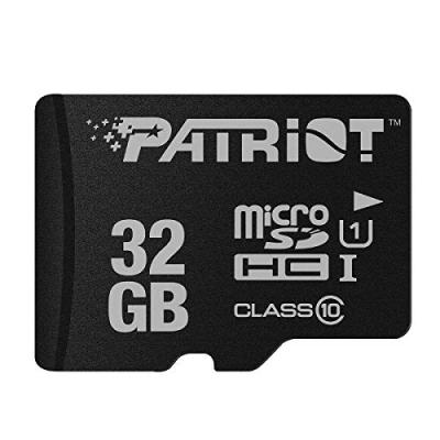 PATRIOT MEMORY  Carte M&eacute;moire Flash MicroSD LX Serie 32Go - PSF32GMDC10