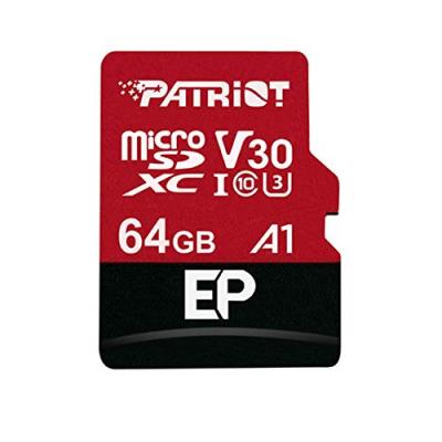 PATRIOT MEMORY Patriot PEF64GEP31MCX m&eacute;moire flash 64 Go MicroSDXC Classe 10, Carte m&eacute;moire