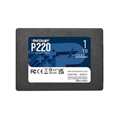 PATRIOT  P220 SSD 1To SATA III Disque Solide Interne 2.5