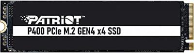 PATRIOT MEMORY SSD Interne P400 P400P1TBM28H 1To M.2 PCIe Gen 4x4 5000Mo/s Noir