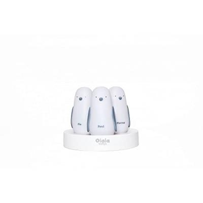 OLALA BOUTIQUE Lot de 3 veilleuses nomades pingouin Paul, Pia et Pierrot