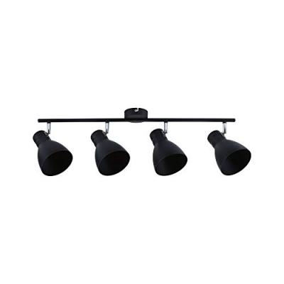 PAULMANN Spotlight Davy 4-Flammig Max. 4x20W E27 Noir sans ampoules